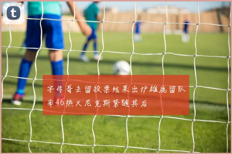 字母哥去留投票结果出炉雄鹿留队率46热火尼克斯紧随其后